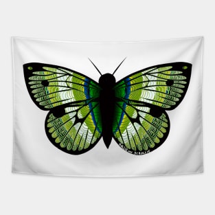 Green Butterfly Tapestry