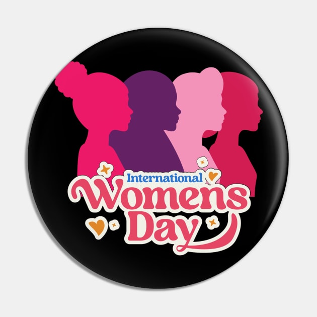 International Womens Day Pin by Charlie Dion