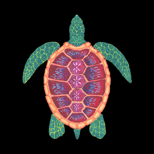 Sea turtle by visionarysea