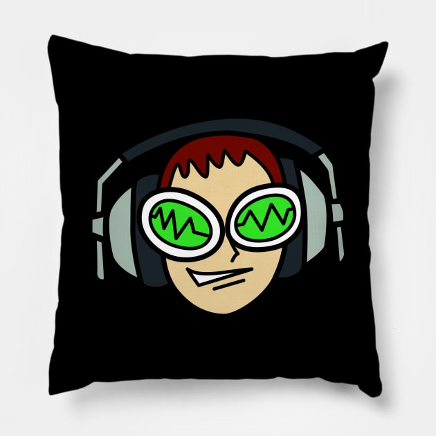 Jet Set Radio Beat Pillow by JamesCMarshall