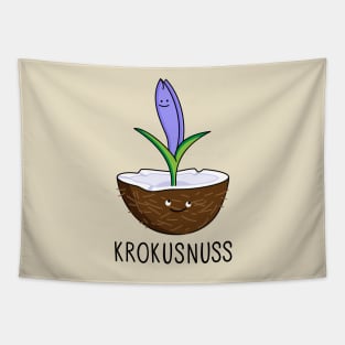 Funny crocus with coconut Tapestry