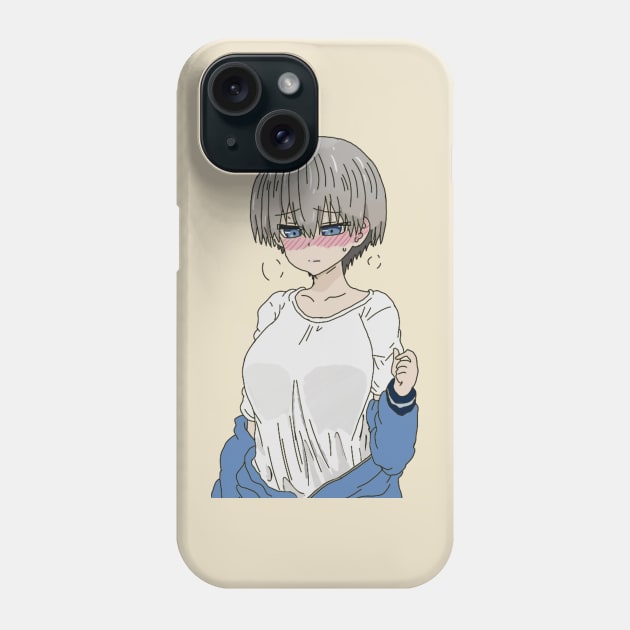 Uzaki Chan || Uzaki Chan Wants to Hangout Merch Phone Case by saturnswamp