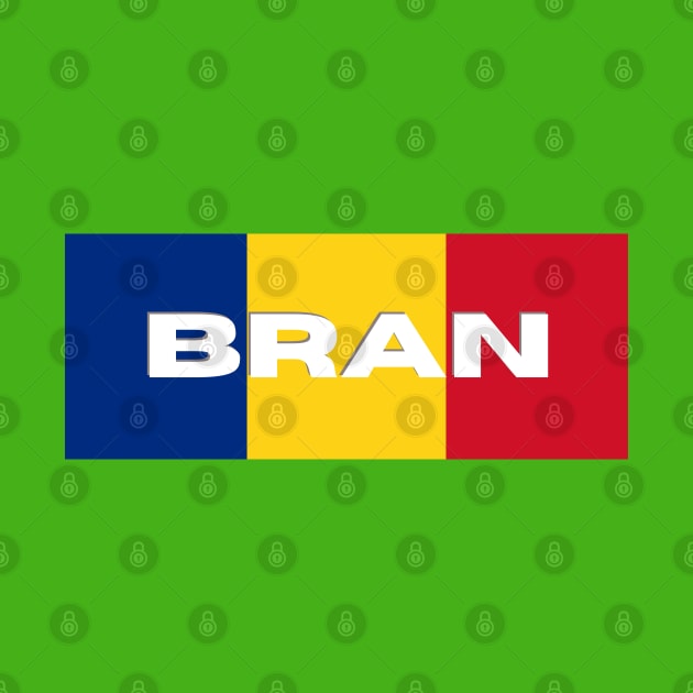 Bran City in Romanian flag by aybe7elf