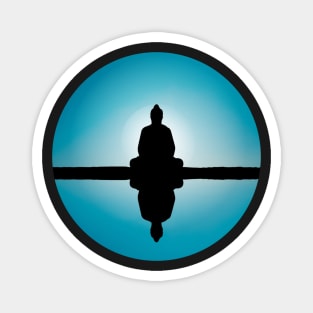 zen buddha meditation Magnet