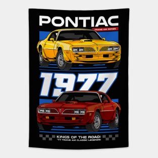 Vintage V8 Firebird Car Tapestry