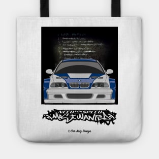 Most Wanted M3 GTR Tote