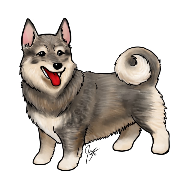 Dog - Swedish Vallhund - Sable by Jen's Dogs Custom Gifts and Designs