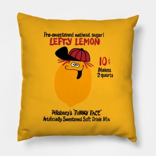 Lefty Lemon "Funny Face" Pillow