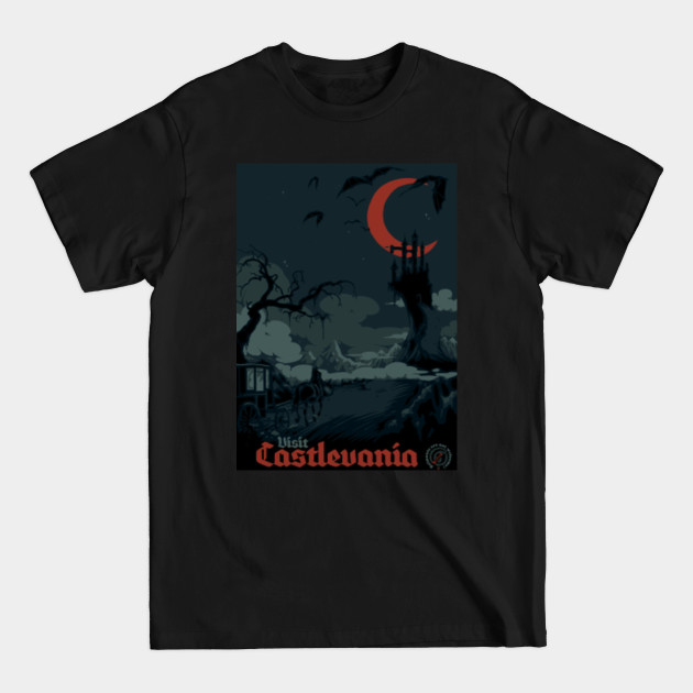 visit castlevania - Vintage - T-Shirt