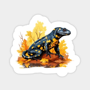 Fire Salamander Magnet