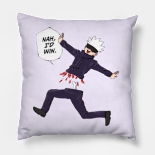 Nah, Go/Jo'd Win (colored) Pillow