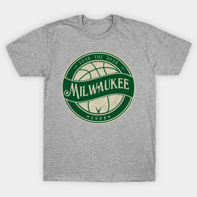 Milwaukee basketball green vintage logo - Milwaukee Bucks ...