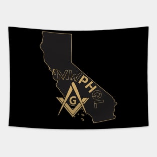 MWPHGLCA - Black & Gold Tapestry