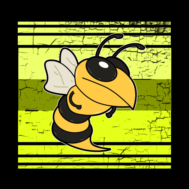 Retro Bee by Imutobi