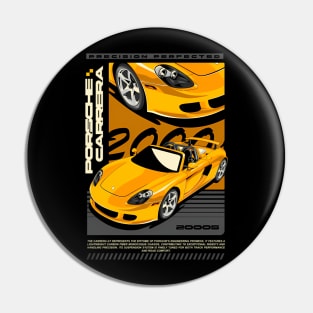 Nostalgic Porsche Carrera Gt Pin