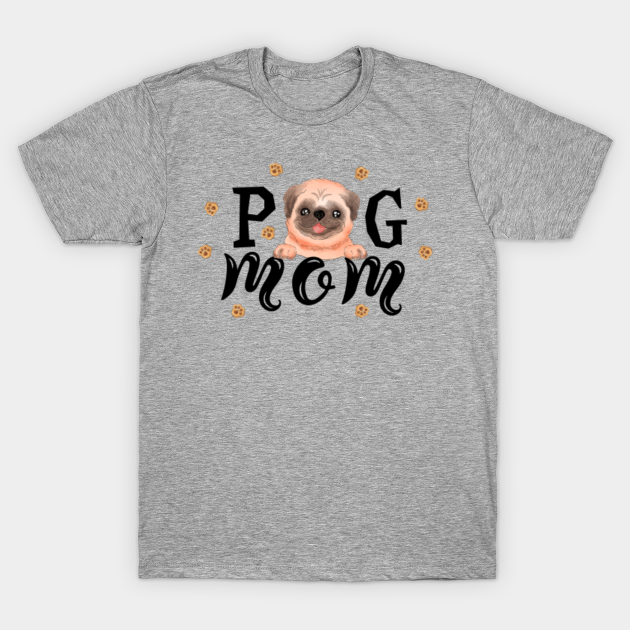 Discover Pug Mom 1 - Pug Mom - T-Shirt