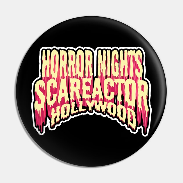 SCAREACTOR HOLLYWOOD (RED) Pin by HHN UPDATES