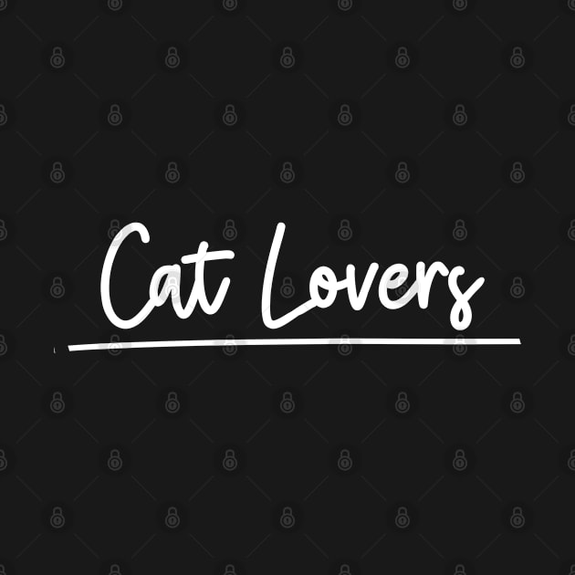Cat Lovers by Dishaw studio