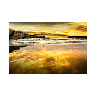 Sunrise at Seaham Pier and The Slope T-Shirt