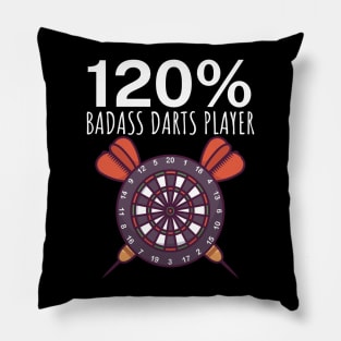 120 Badass Darts Player Pillow