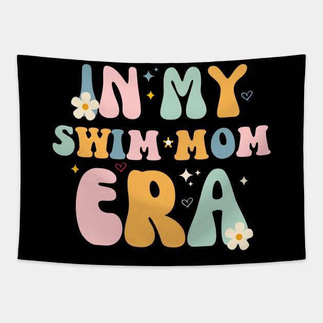 In my swim mom era - Swim Swimmer Swimming Pool Tapestry by retroparks