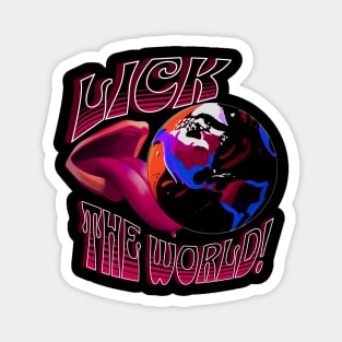 Lick The World - Trippy Pink Magnet