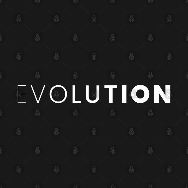 EVOLUTION typography by PARABDI