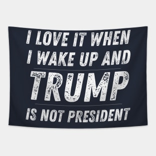 Trump is Not My President Tapestry