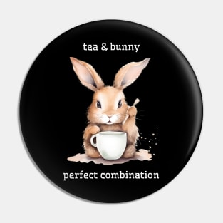 bunny and tea - perfect combination Pin