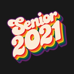 Senior 2021 Rainbow T-Shirt