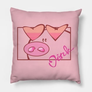 Oink pink Pillow