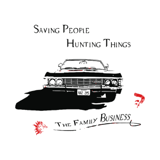 Supernatural - Impala - Saving People T-Shirt