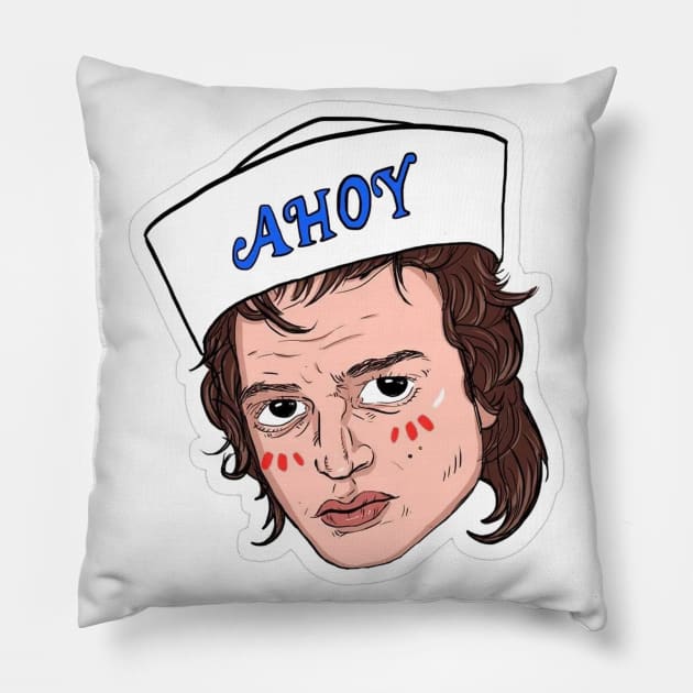 AHOY Pillow by rosposaradesignart