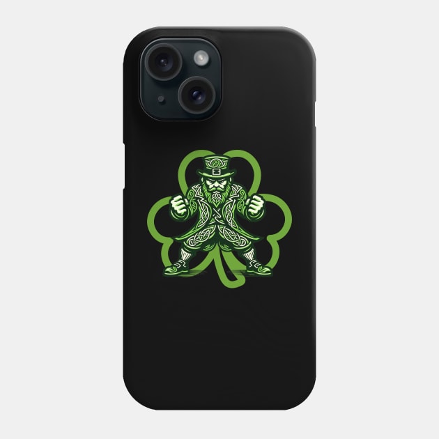 Celtic Leprechaun Phone Case by HUNTINGisLIFE