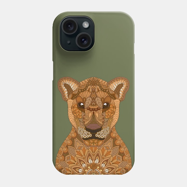 Lioness Phone Case by ArtLovePassion