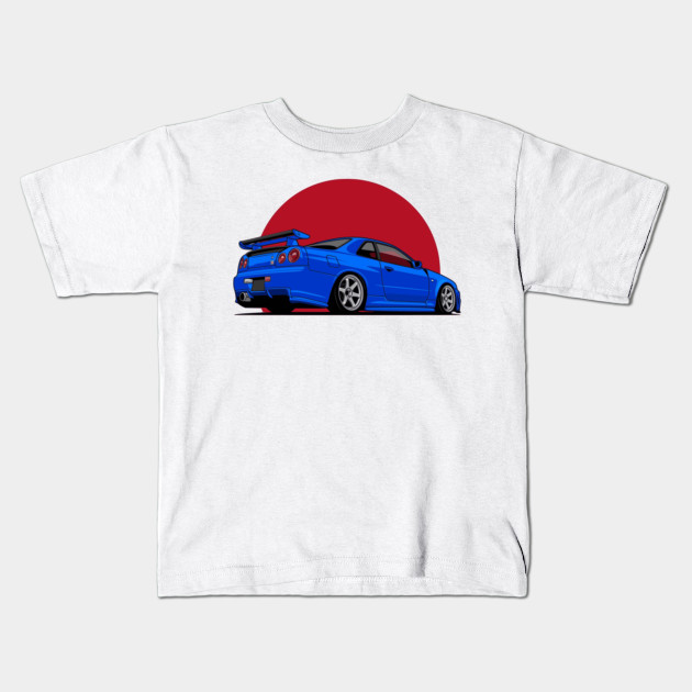 Jdm Legend R34 Godzilla Cars Kids T Shirt Teepublic