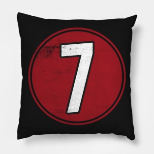 Number Seven 7 Pillow