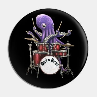 "OctoBeat" - OctoKick collection Pin