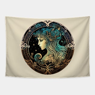 Virgo Zodiac Sign Tapestry