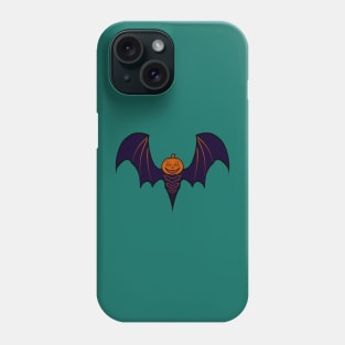 "Pumpkin-headed bat" Phone Case