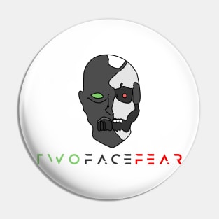 Simplified Face Logo Pin