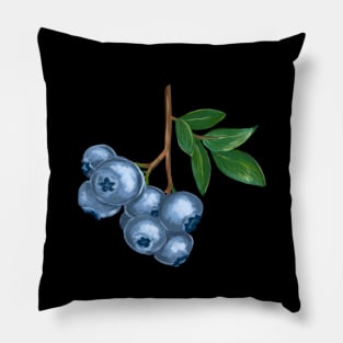 Juicy Blueberries Pillow