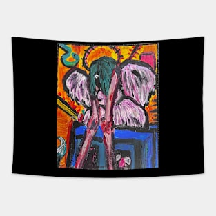 Tortured Angel (Basquiat) Tapestry