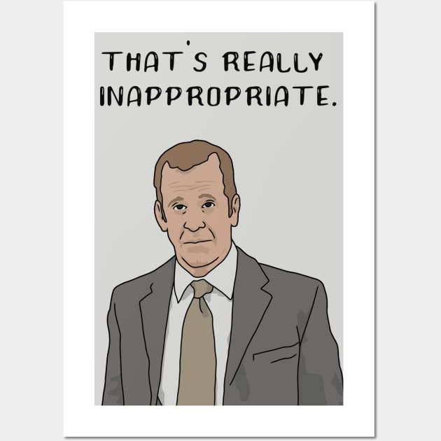 Toby / The Office Art Board Print for Sale by DrMemes