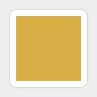 Spicy Mustard Yellow Solid Color Magnet