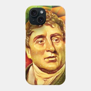 Thomas Telford Snow Portrait | Thomas Telford Artwork 14 Phone Case