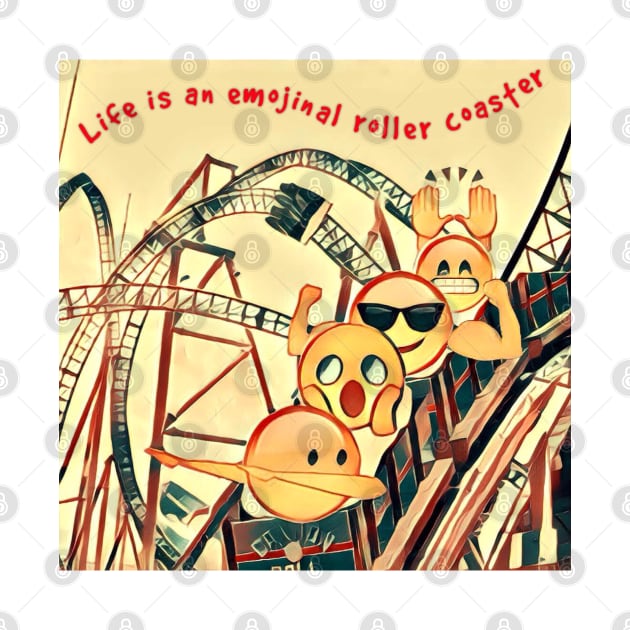 Life is an Emojinal Roller Coaster by ReddBLVD