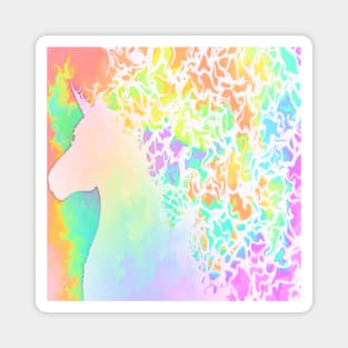 Rainbow Unicorn Magnet