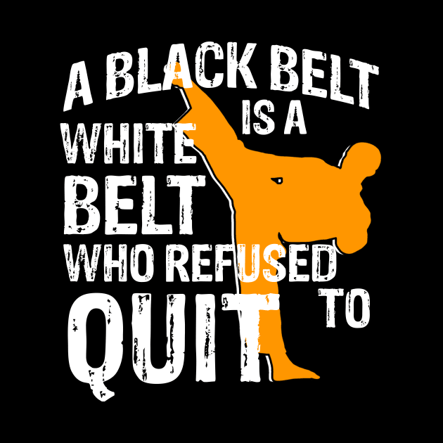 Taekwondo and Karate Black Belt Martial Art Student T shirt by mohammadrezaabolghase