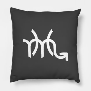 Scorpio and Pisces Double Zodiac Horoscope Signs (White) Pillow